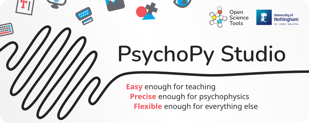 PsychoPy Studio splash screen 2026